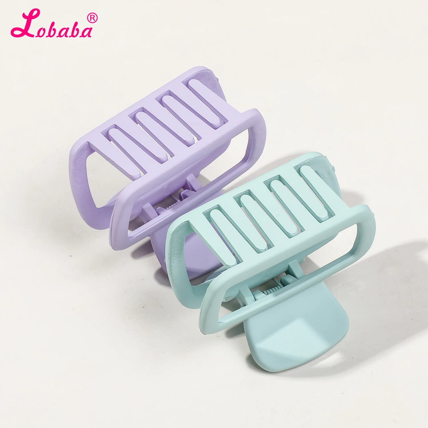 4 Pack Medium Small Hair Clips for Women, Claw Clips for Thick Thin Hair, Strong Hold Square Jaw Clips.