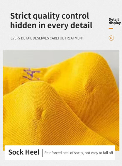 5 Pairs Men Bright Colored Ankle Socks Breathability Fashionable Casual Street Style Deodorizing Invisible Travel Running Socks.