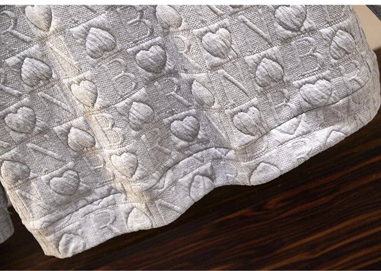 150Kg Plus Größe frauen Fehlschlag 157 Frühling Herbst Neue Liebe Drucken Lose Schlanke Sweatshirt Schwarz Grau Haut 6XL 7XL 8XL 9XL 10XL