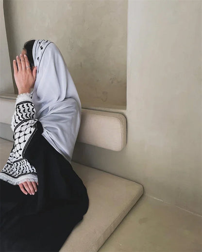 Autumn New Ramadan Open Embroidery Tassel Pink Kimono Abaya Dubai Luxury Muslim Islam Kaftan Dress Abayas Women Kebaya Caftan.