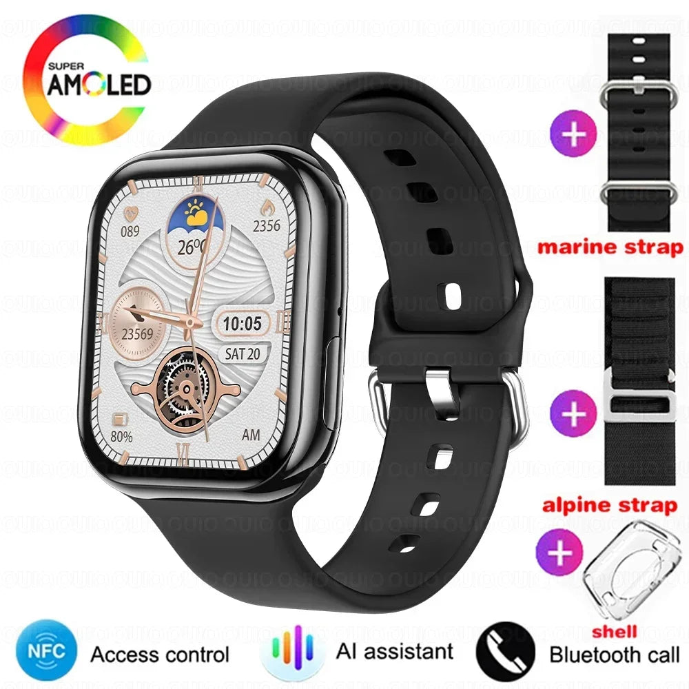 2025 New Original For Apple Watch Series 10 Women SmartWatch GPS Track Bluetooth Call NFC IP68 Waterproof Compass Men SmartWatch