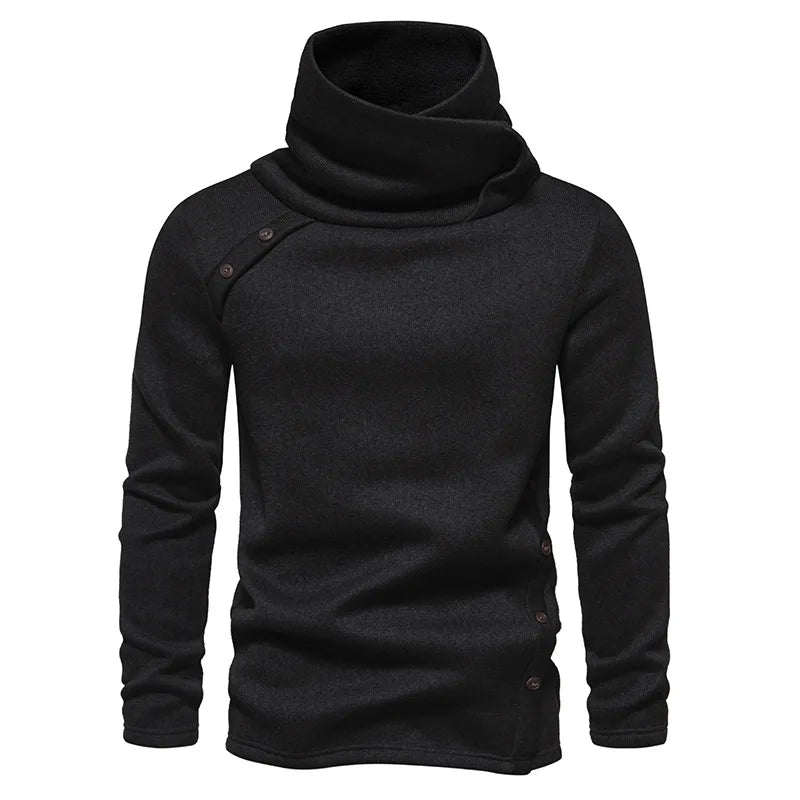 New 2025 Men's Thick Warm Sweaters Vintage Trend Knit Pullovers Man Turtleneck Sweater Soft Casual Knitwear Sweater for Men Tops.