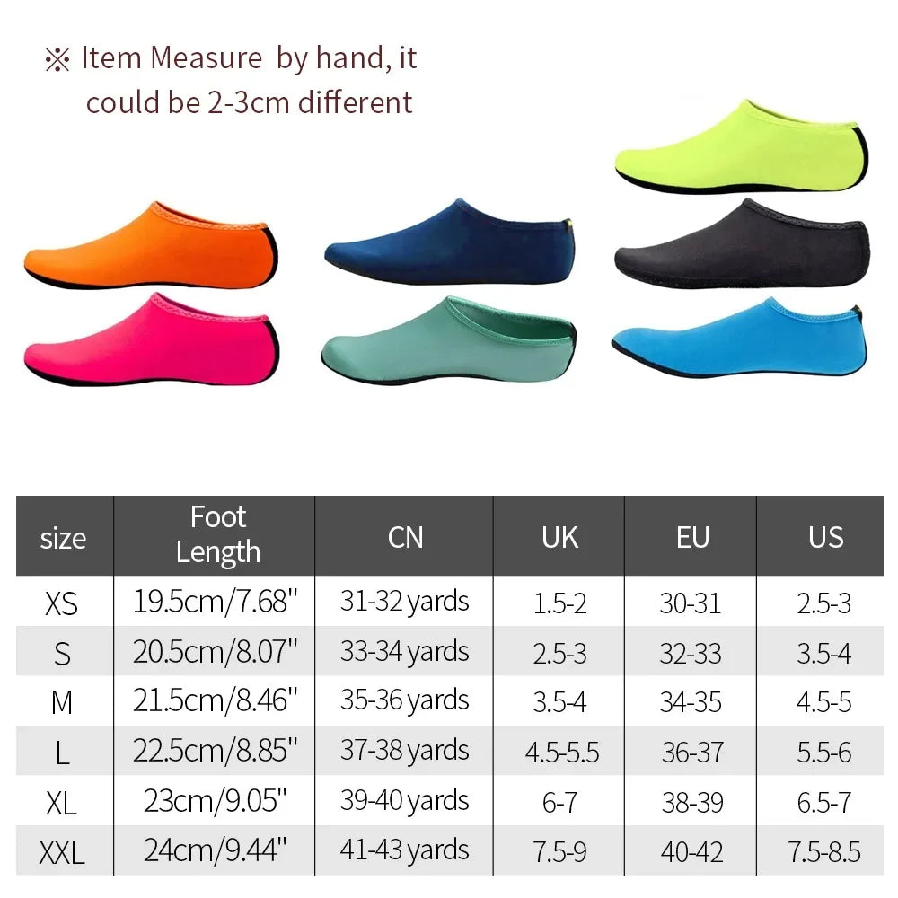 Women Beach Water Shoes Beach Sneaker Socks Man Barefoot Yoga Shoes Quick-Drying Surfing Swimming Shoes Barefoot Water Skin Sock.