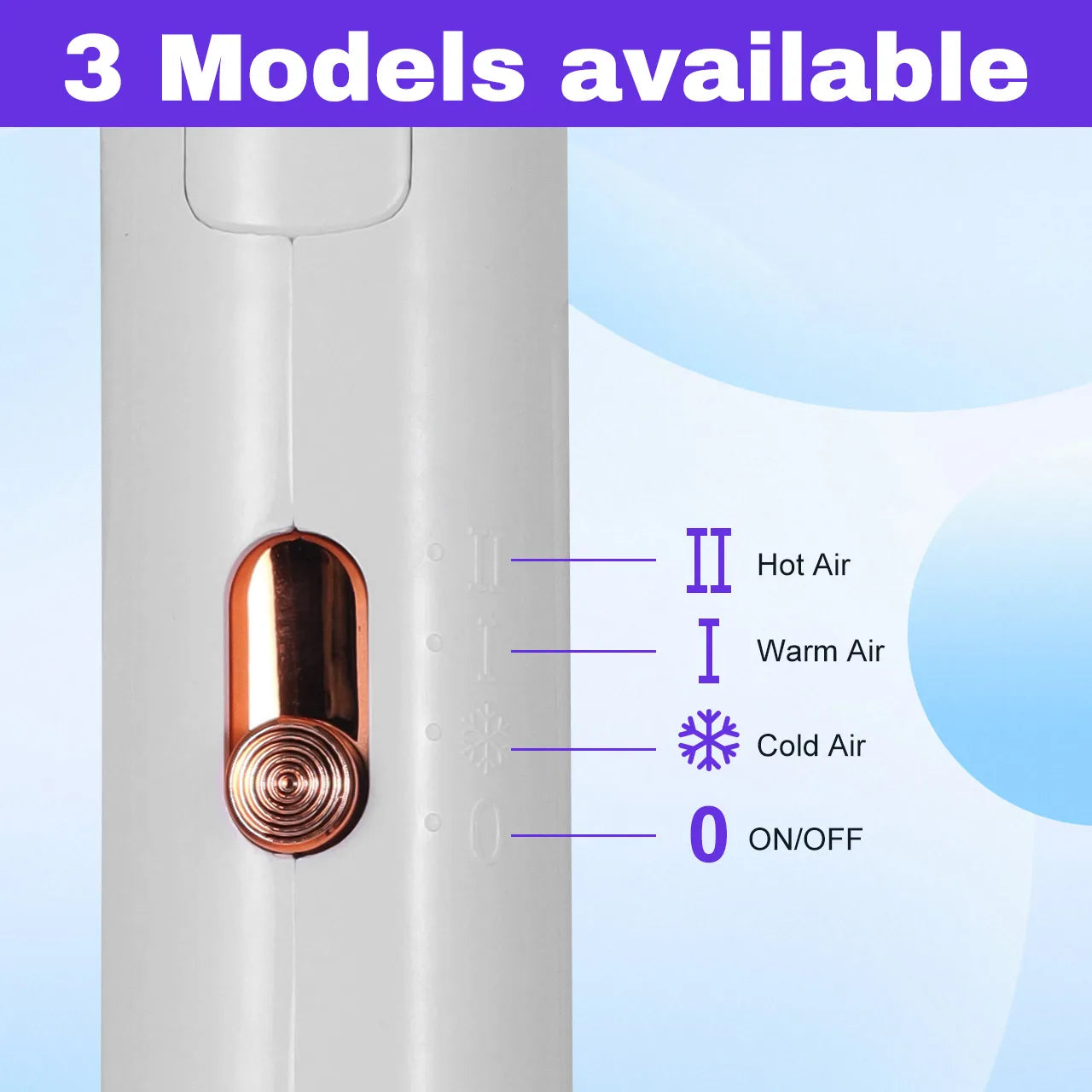 Hatteker 3-level Folding Hairdryer 2600W Hot Air Anion Hair Care for Home Travel Hair Dryer Dormitory Blow Drier 220V-240V EU