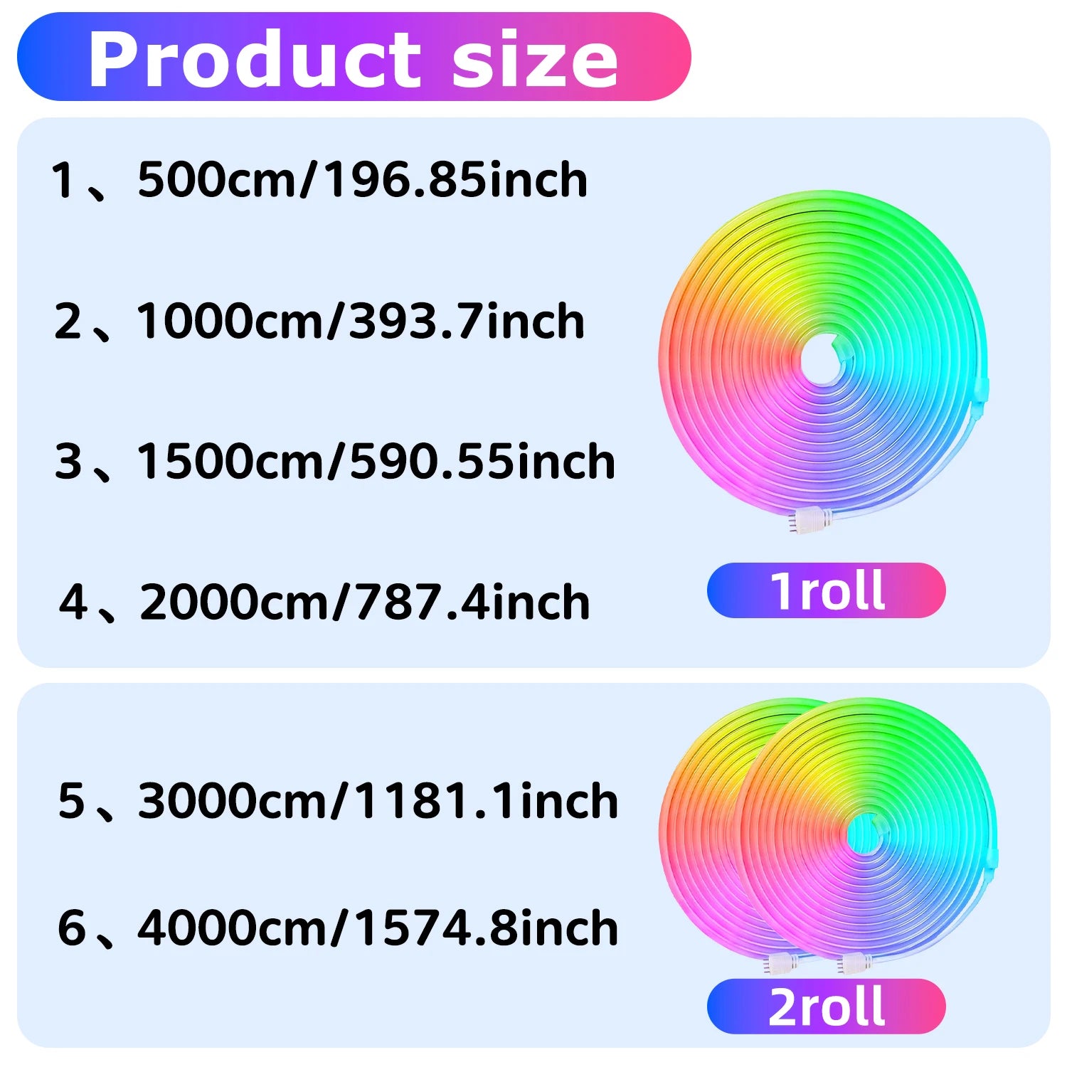 Neon Rope Lights,Flexible Led Rope Lights Control with App/Remote,Multiple Modes Rope Lights,IP65 Outdoor RGB Led Neon Lights Wa.