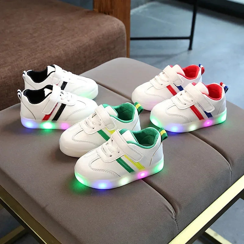 Children Led Shoes Boys Girls Lighted Casual Sneakers Glowing Shoes For Kid Sneakers With Luminous Sole Running Shoes Luminous.