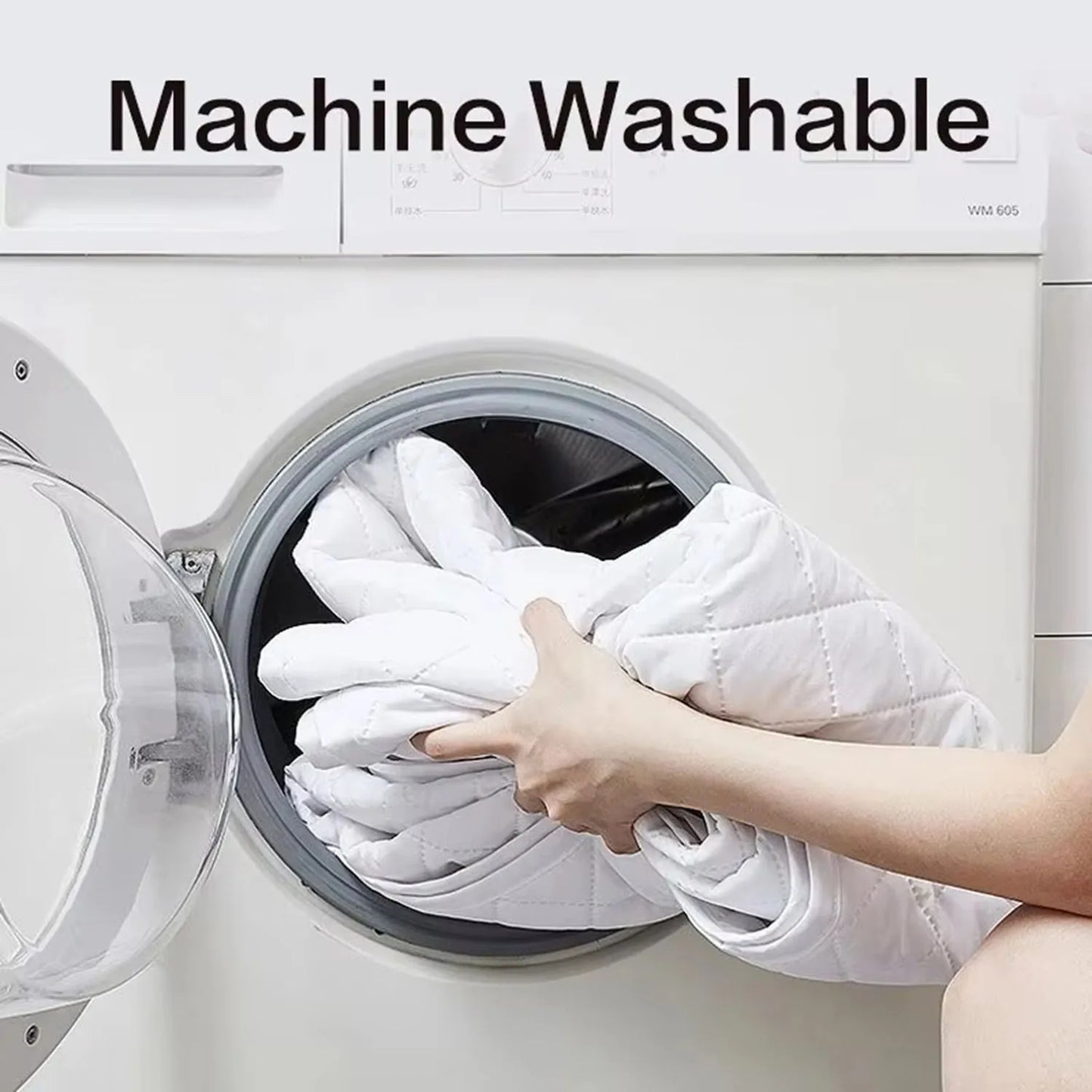 WQSPRING 900GSM Air Layer Mattress 5cm Thick Mattress Protection Pad Soft And Breathable Soothing Back Pain Mattress Pad.