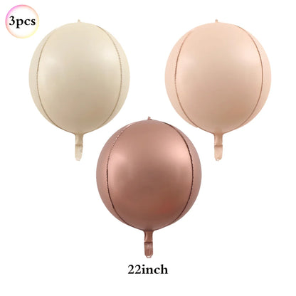 40in Cream Big Number Balloon 18in Three Color Love Foil Helium Balloons Aldult Birthday Set Boys Girls 1st Birthday Decorations