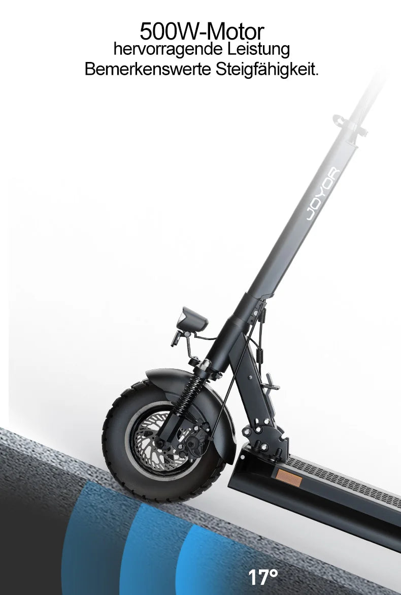 JOYOR Y8-S (ABE) 500W Electric Scooter 48V 26AH Motor Large Capacity Battery City E-Scooter110KM Range 10 Inch  Adult EScooter.