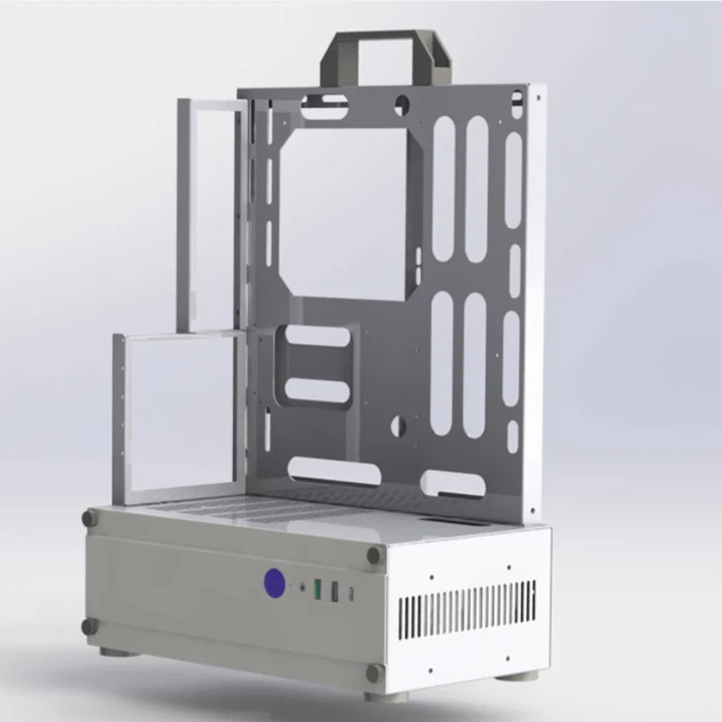 Open Type Computer Case Frame  Vertical Chassis Shelf ATX MOD DIY Desktop Gaming Gamer PC Cabinet Tower Gaming Support ATX/ MATX.