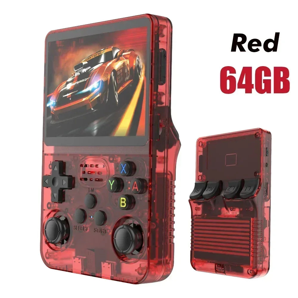 256G Open Source R36S Video Game Console Linux System 3.5 Inch IPS Screen Portable Pocket Video Player 64G/128G best Game gift.