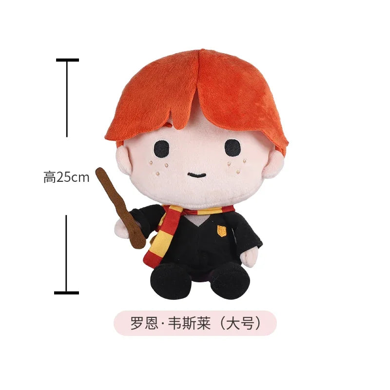 20/25cm Harry Potter Plush Toy Scarf Ron Movie TV Character Doll Soft Filling Stuffed Figure Collectible Gift Set