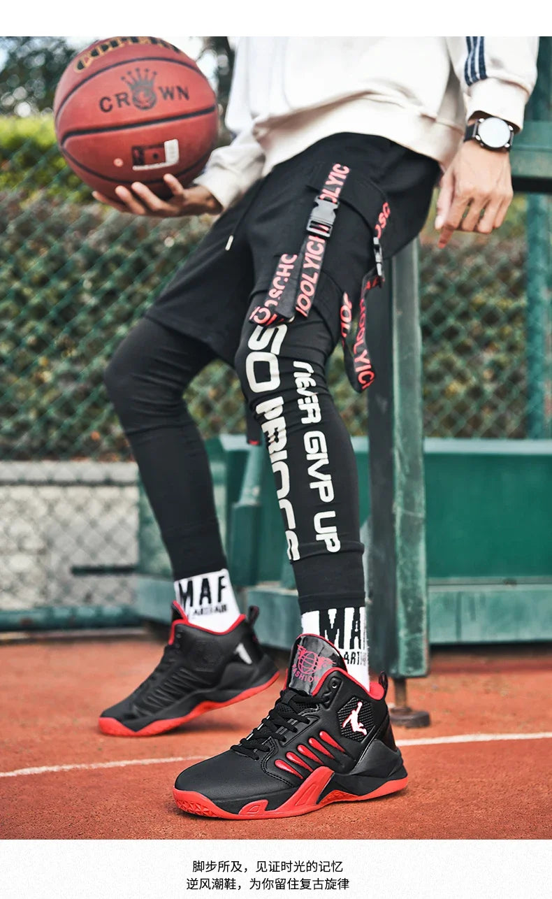 2024 Men Basketball Shoes Outdoor Sports Shoes Male Trendy Sneakers Wear Resistant Rubber Sole Basketball Shoes unisex 36-45