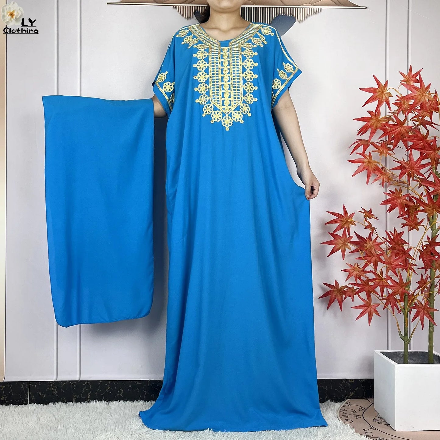 Neue Sommer-Kaftan-Abaya 2023, afrikanische Kleider für Frauen, traditionelle Kleidung, Islam-Gebetskleidung, Türkei, muslimische lose Robe, Ramadan