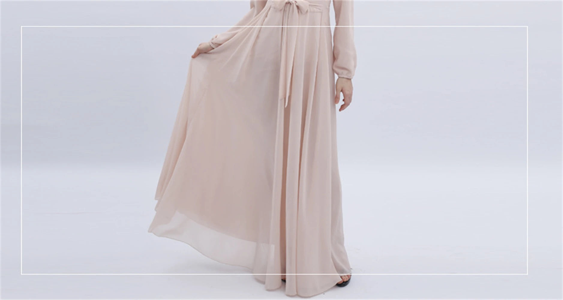 Ramadan Chiffon Abaya Damen Dubai Islamic Prayer Clothes Women Muslim Modest Dress Kebaya Kaftan Robe Vestidos Musulmanes Femme.