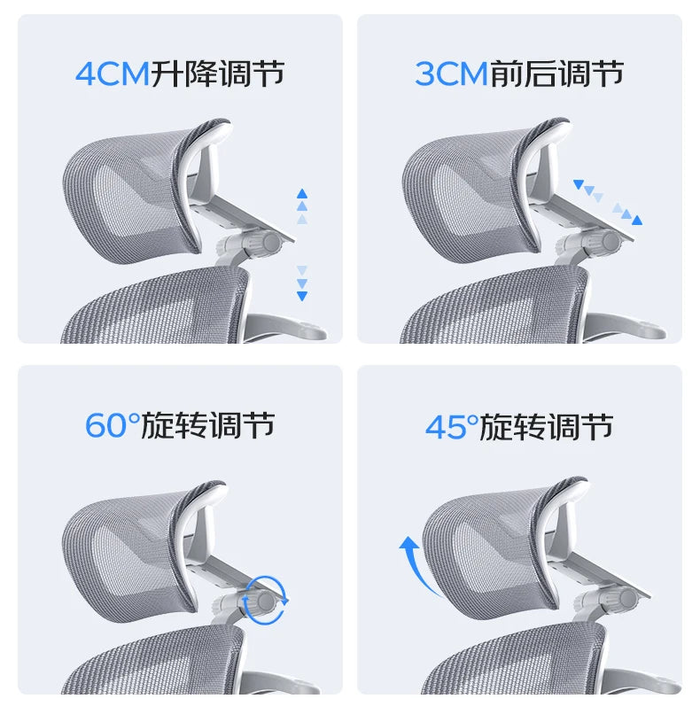 Ergonomischer Computerstuhl Designer Bequeme nordische Fußstütze Moderner trendiger Bürostuhl Entspannendes Lesen Muebles-Möbel
