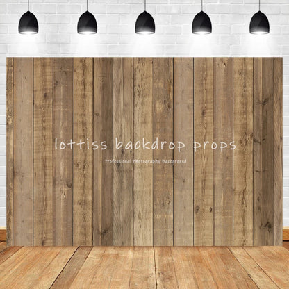 Brown Wood Floor Photography Background Dark Planks Props Adult Kids Portrait Party Photocall Broken Wooden Wall Backdrops