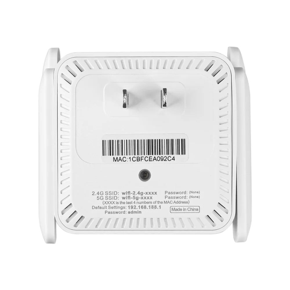 5Ghz AX1500 WiFi 6 Repeater 1500Mbps Extender Signal Booster Dual Band 2.4G/5GHz Wi-Fi Signal Amplifier Long Range Network Easy.