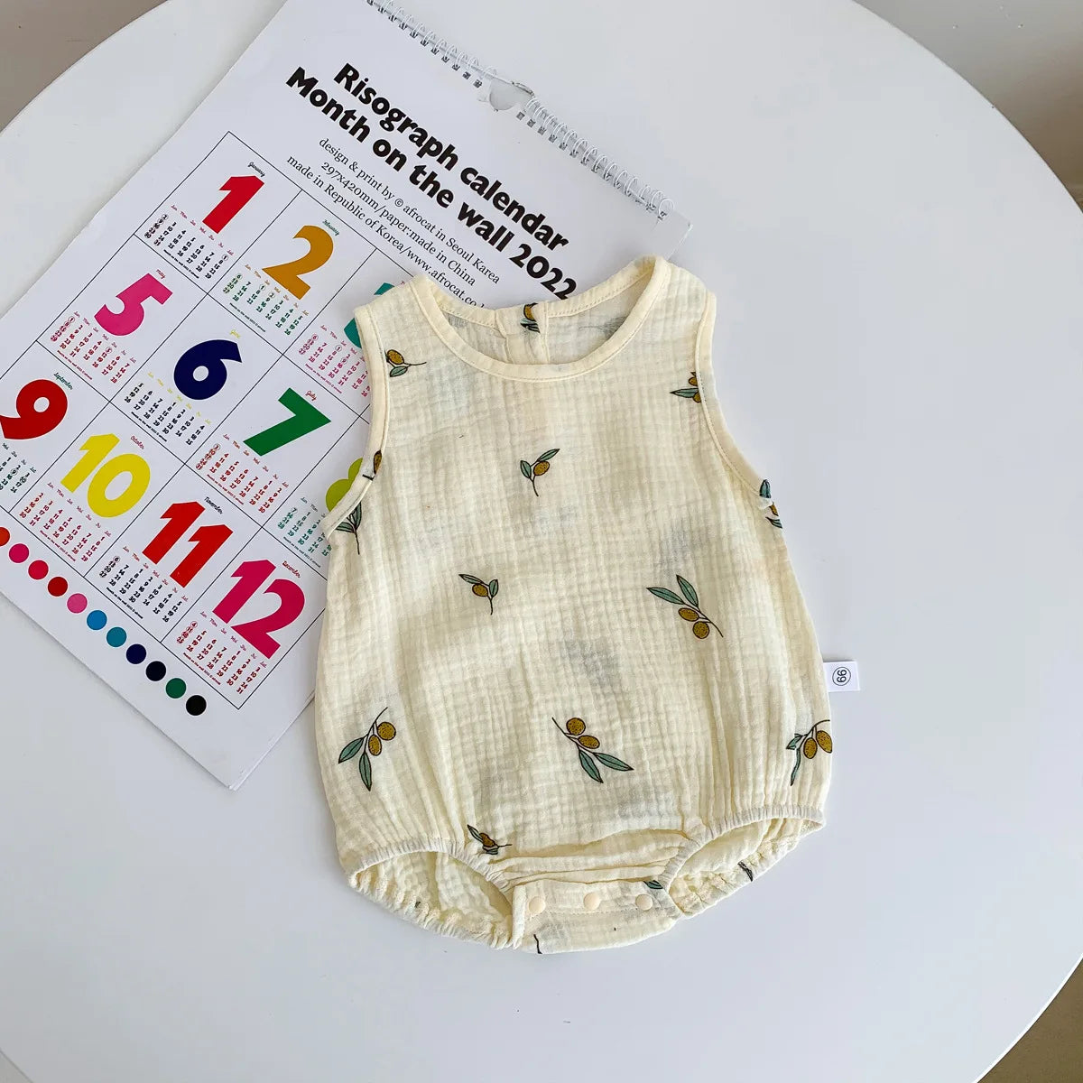 2023 neue Im Sommer Infant Neugeborene Baby Mädchen Jungen Falten Tuch Baumwolle Outfits Kinder Casual Overalls Kleinkind Bodys