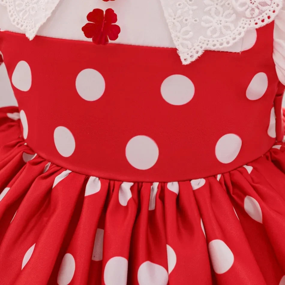 Mascha und Bär Lolita Mädchen Partykleid Barbie Pink Maid 1. Geburtstag Prinzessin Kleider für Kinder Spitze Weihnachtskostüme ASQ03.