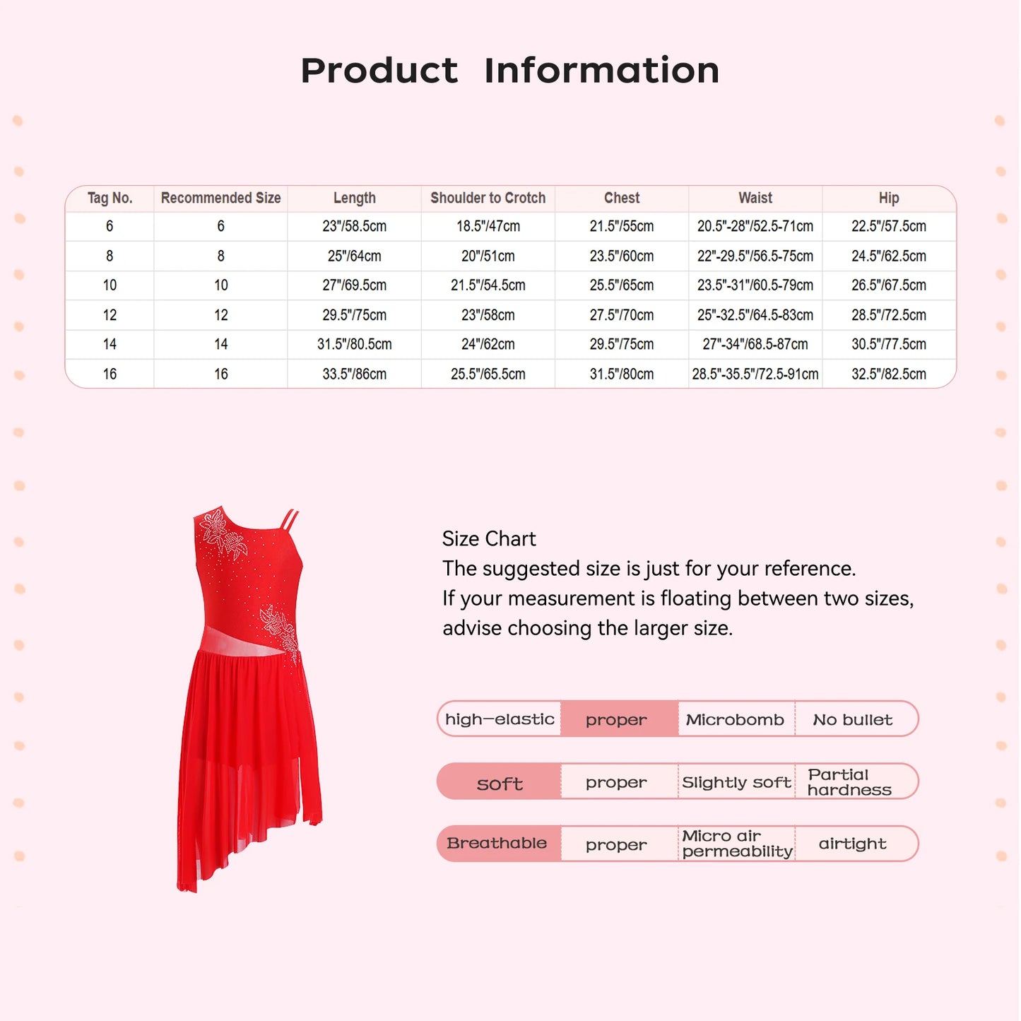 6–16 Jahre Mädchen, modernes lyrisches Tanzkleid, ärmellos, glänzender Strass-Trikot, Tanzkleidung für Skating, Gymnastik, akrobatische Leistung.