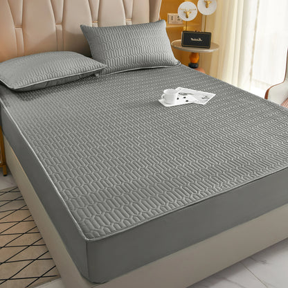 Waterproof Thicken bed Cover Protector Skin-Friendly Queen King Double Fitted Sheet Mattress Cover Mat 150x200 180x200 160x200cm.