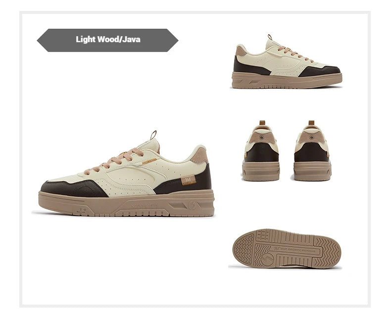 361 Degrees Men's Board Shoes Spring New Casual Versatile Thick Soled Leather Comfortable Trendy Durable Male Sneaker 672516615