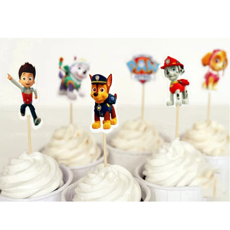 PAW Patrol Geburtstag Party Dekoration Neue Version Ballon Set Einweg Geschirr Kid Event Liefert Banner Hintergrund Geschenk