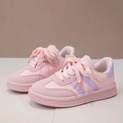 Children Tennis Shoes 2025 New Simple Kids Sneakers for Girls Patchwork Non-slip Boys Causal School Running Sneakers Non-slip