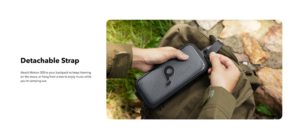 (EU stock) Soundcore Motion 300 Bluetooth loudspeaker, wireless, powerful sound, BassUp, Smart Tune, High-Resolution Audio.