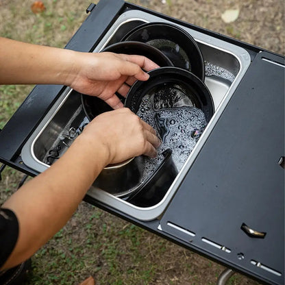 Small Kitchen Sink Stainless Steel Single Bowl Workstation Laundry Utility Sink Portable Farmhouse Kitchen Sink For Terraces