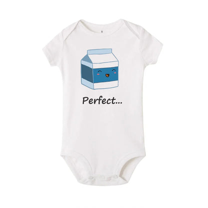 Perfect Together Twin Babykleidung Lustige Zwillings-Outfits Strampler Junge Mädchen Duschgeschenk Sommer Kurzarm-Bodys Bruder/Schwester