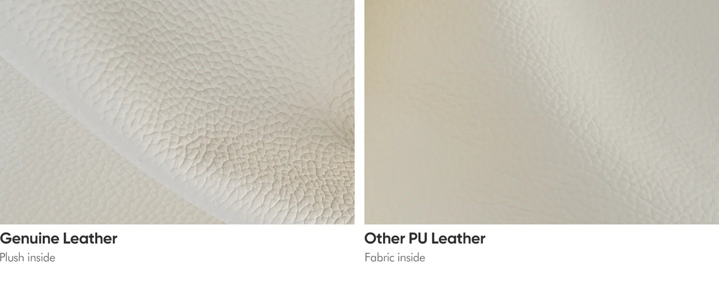 Weiße Drehstühle aus echtem Leder mit mittlerer Rückenlehne, ergonomischer Bürostuhl, verstellbarer drehbarer Gaming-Stuhl aus Leder, gerippter Bürostuhl