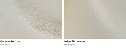 Weiße Drehstühle aus echtem Leder mit mittlerer Rückenlehne, ergonomischer Bürostuhl, verstellbarer drehbarer Gaming-Stuhl aus Leder, gerippter Bürostuhl