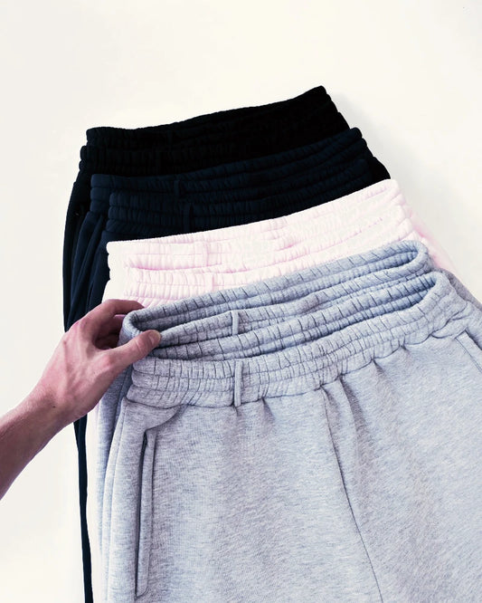 High Street Harajuku Embroidered Sweatpants Men European and American Trendy Streetwear Trousers Women Straight Casual Pants.