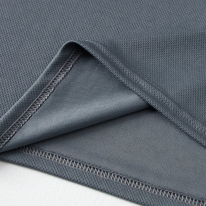 2-pcs Men's Quick-drying Exercise Black-and-white Suit Running Fitness Breathable Short Sleeve Comfortable Joker Playing Shorts