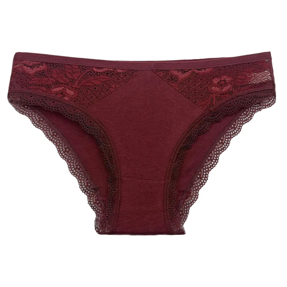 Lady Underwear 5 PCS/SET Sexy Lace Underpants Fashion Female M-XL Women Panties Cotton Briefs.