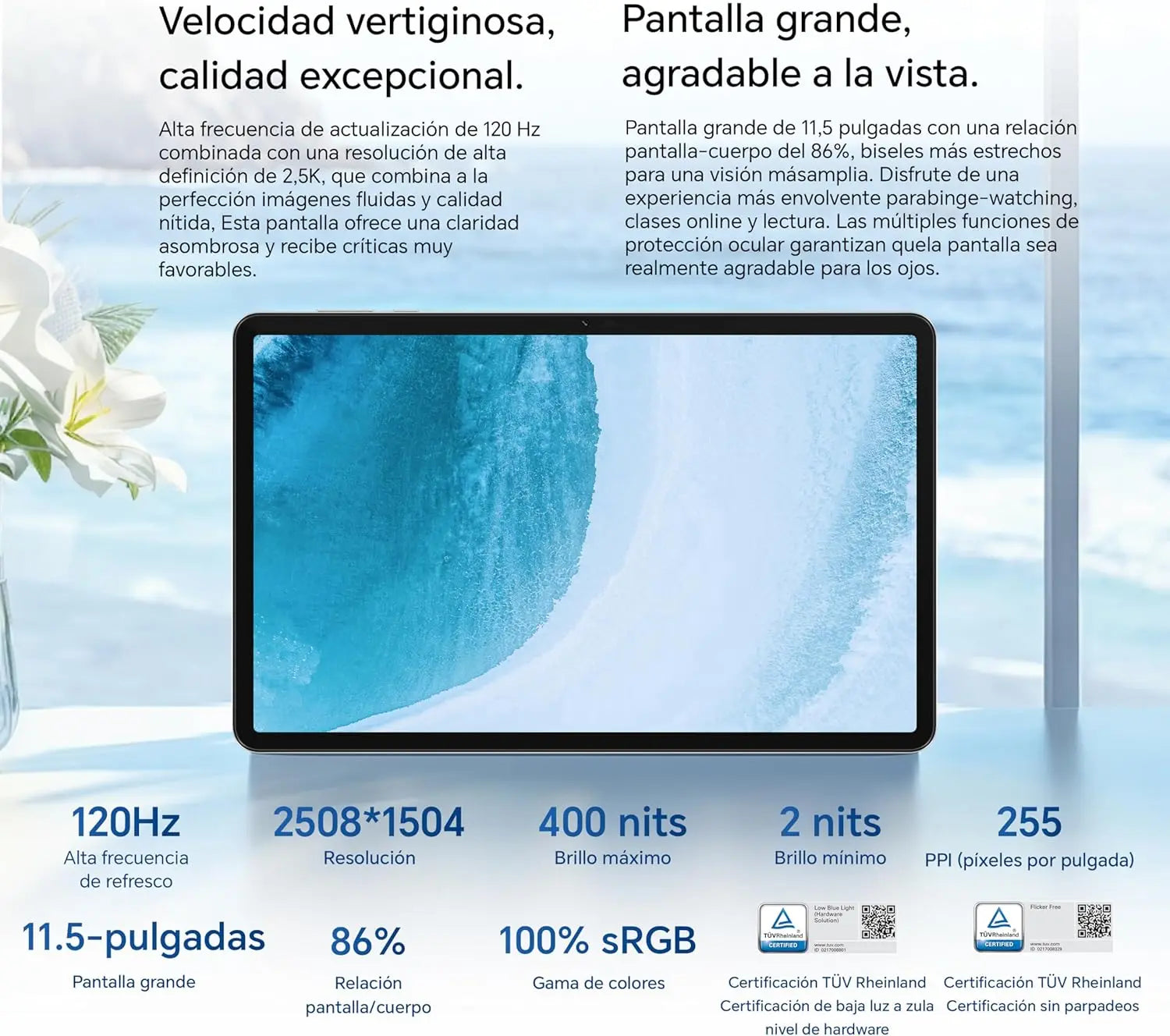 HONOR Pad X9a 11.5 Inches, 120Hz 2.5K Display, 6GB/128GB WiFi, 8300mAh Battery Tablet without Charger Qualcomm Snapdragon 685.