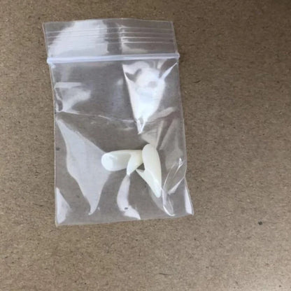 Neue 4 größe Vampire Zähne Fangs Zahnersatz Requisiten Halloween Kostüm Requisiten Party Favors Urlaub DIY Dekorationen horror erwachsene für kinder.