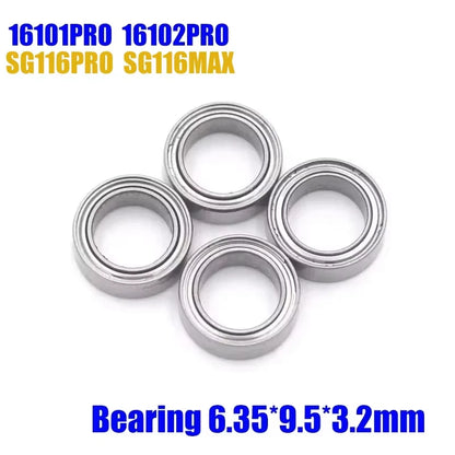 SCY 16101PRO 16102PRO SG116MAX RC Automotive Parts Turning Shaft Gear Bearing Pull Rod Steering Cup Swing Arm Motor Tire Screws.