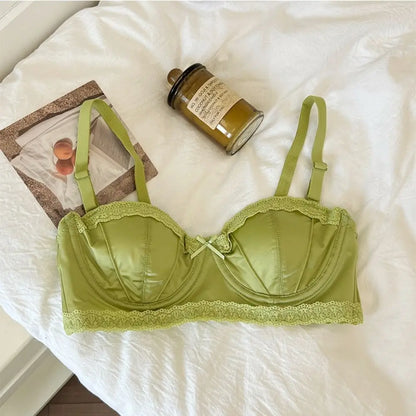 New Soft Soft Underwire Underwear Anti-sagging Simple Steel Rimmed Bra Glamour Anti-droop Bras Women.