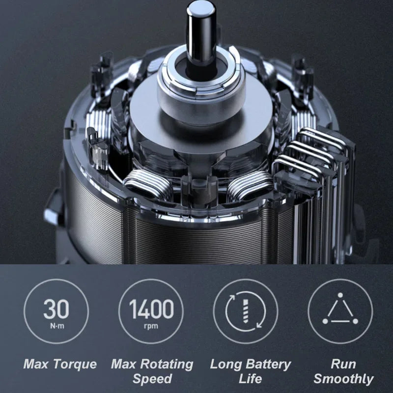 Neue Xiaomi Mijia Bürstenlosen Bohrmaschine Schraubendreher Smart Home Power Tool Typ-C Wiederaufladbare Multifunktionale Akku-bohrschrauber