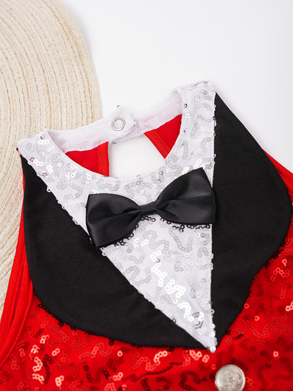 Kind Mädchen Ärmellose Glänzende Pailletten Quaste Boyshorts Kleid Latin Jazz Dance Cha-cha Samba Bühne Leistung Kostüm Dancewear