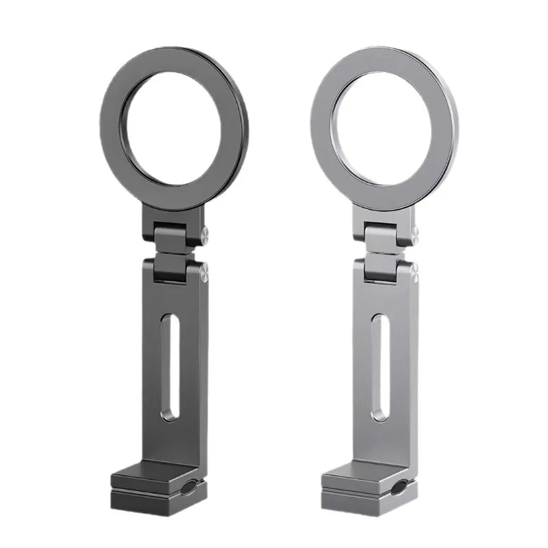 Universal Magnetic Phone Holder Travel Essentials Multi-axis Rotation Hands-Free Airplane Phone Mount Desktop Clip for Phone.