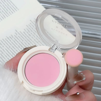 2024 Monochrome Face Blush Palette Longlasting Waterproof Pressed Powder Matte Blush for Contouring Cheeks Travel Cosmetics.