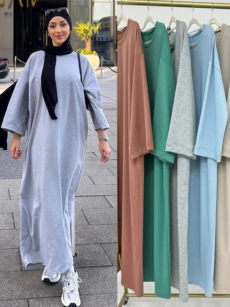 Ramadan Eid Hoodies Abaya Dubai Saudi Arabia Turkey Islam Muslim Modest Dress Prayer Clothes Women Kebaya Robe Femme Musulmane.
