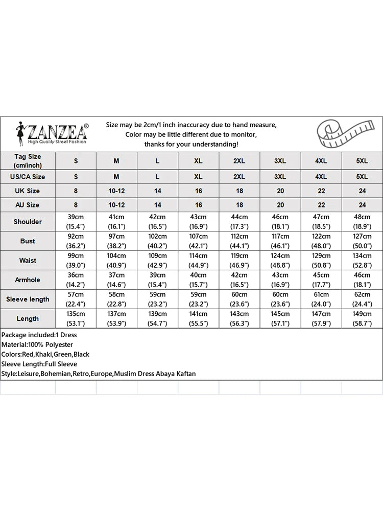 ZANZEA Islamic Women Floral Print Maxi Dress Long Sleeve Loose Casual Abaya Robes 2025 Spring Muslim Hijab O Neck Kaftan Dresses.