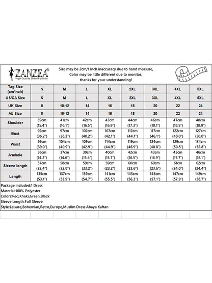 ZANZEA Islamic Women Floral Print Maxi Dress Long Sleeve Loose Casual Abaya Robes 2025 Spring Muslim Hijab O Neck Kaftan Dresses.