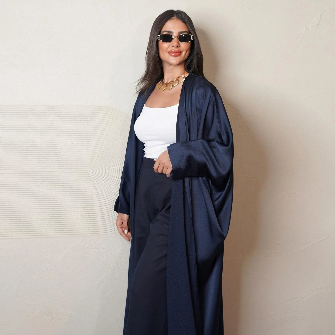 Marocain Kaftan Women Muslim Maxi Dress Dubai Abayas Kimono Satin Robe Femme Open Abaya Turkey Caftan Islamic Jalabiya Kebaya.
