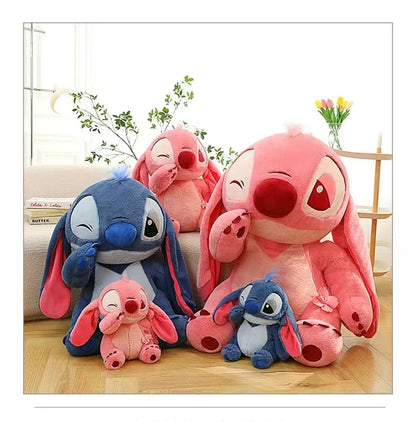 30-90CM New Disney Lilo & Stitch Sakura Doll Cartoon Angel Plush Toy Cute Anime Soft Stuffed Kawaii Children's Birthday Gift